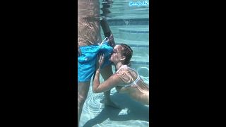 Getting a Mouthful Underwater