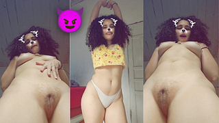 Trend al estilo tiktok! Mira mi panocha peludita bien cerquita😈 big pussy