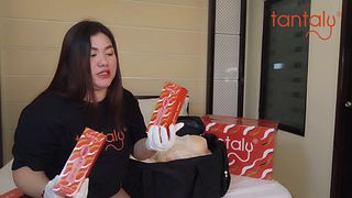 Fisting and masturbating using Tantaly Removable Pussy