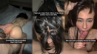 Snapchat Compilation Of 19 year old Teen Cheats on Boyfriend