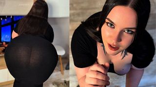 A young stepmother in a sexy dress turned on her stepson and allowed herself to be fucked | A BERRY