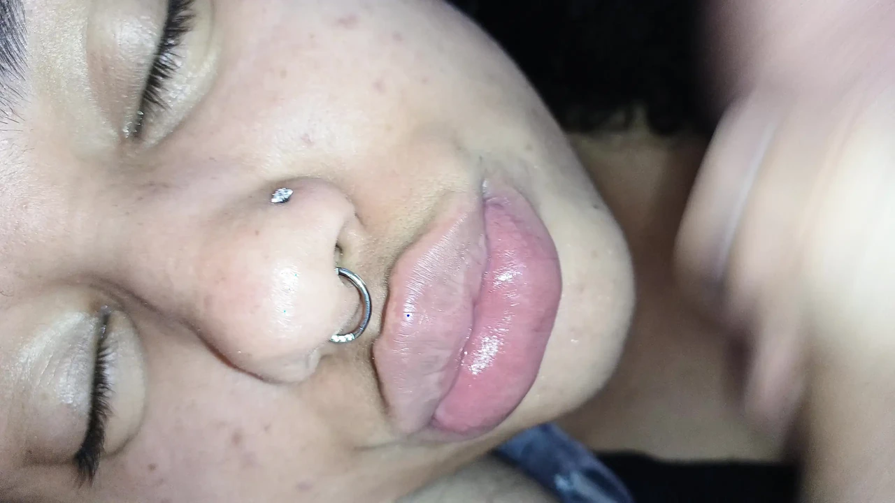 CREAMPIE ON HER SLUT FACE, SHE LOVES IT