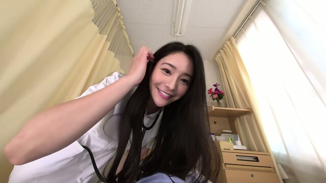 Dominant Nurse Meguri Hands-Free Cowgirl Milking Creampies VR 1