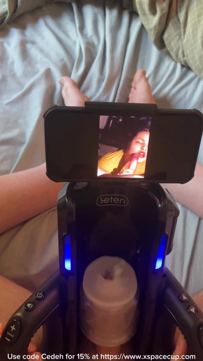 Auto Stroker Drains Premature Porn Addict | Clip 2