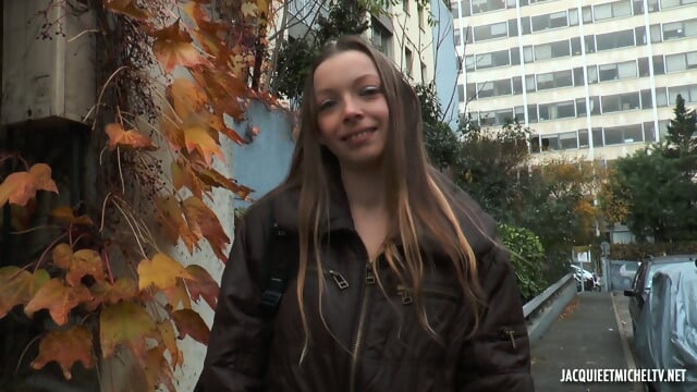 Cute French Teen With 2 Men - Charlotte French