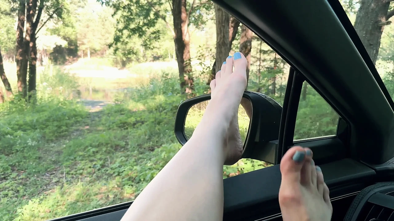 Lake Foot Worship - Stranger Licks Ass & Pussy to Orgasm