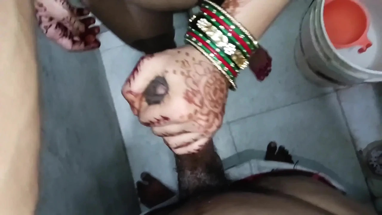Fucked Gand in the Bathroom.