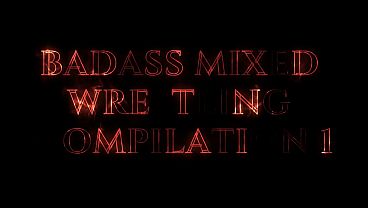 BADASS MIXED WRESTLING COMPILATION 1