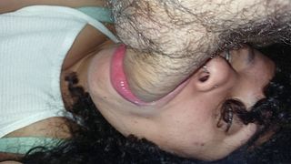 Oral sex creampie she masturbated his cock inside her mouth and made him cum👄🥛👅🥵