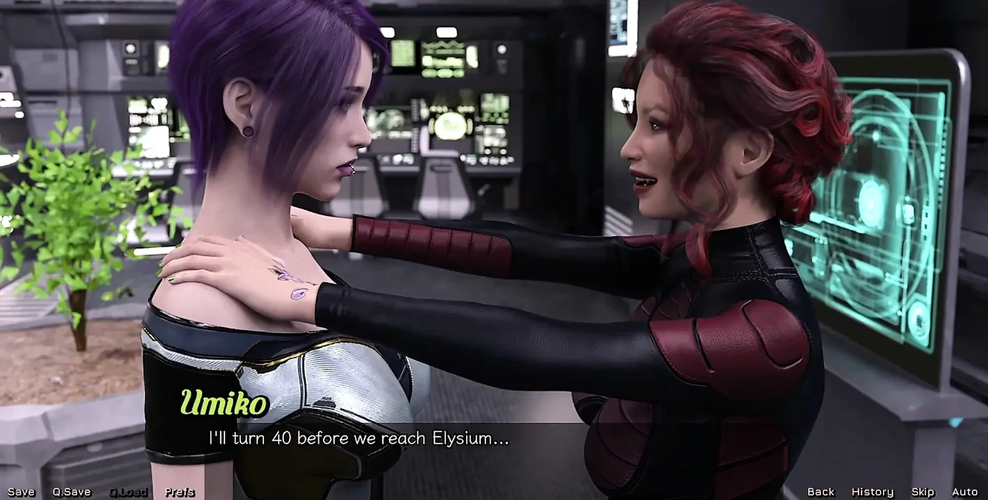 Stranded in Space - Competition Between MILFs and Teens
