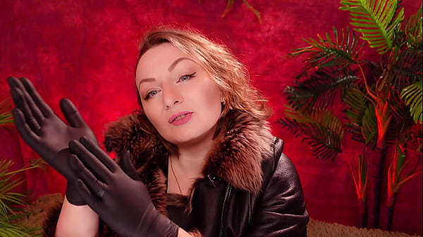 ASMR with nitrile tight medical gloves