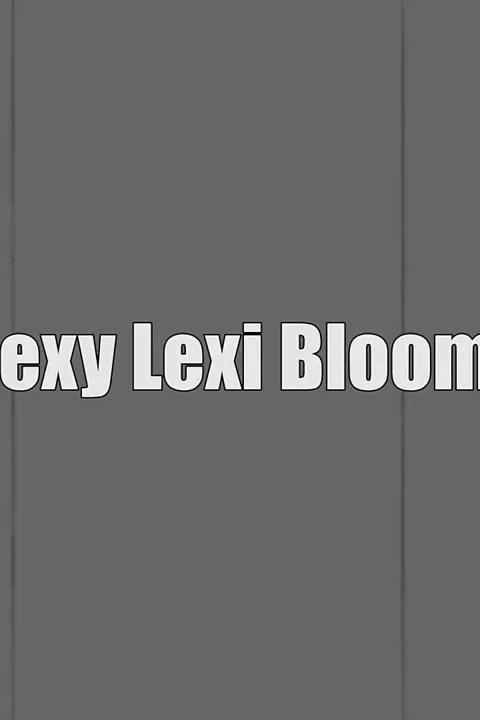 Sexy Lexi Bloom splattered in cum!