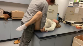 Office Milf gets fucked in storage room