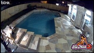 Horny Ebony Gets Caught By Husband On Camera Cheating With Neighbor