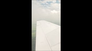 Colombian model FUCKS her assistant on a private JET while the pilot sees!