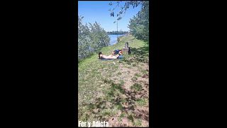Anal sex in the river with my stepsister. Hot, big-bootied, sex addict.
