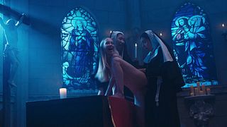 Corrupted Convent Riding - Kyoko, Nata Gold & Shelena Futa Sex