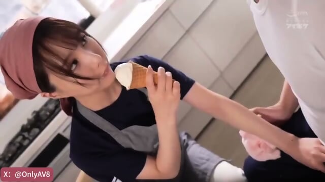 Uncle, Wanna Share My Ice Cream? ❤️🔥 I4P3Z3Z 433 💜🔞 Cute CumSLUT Saki Sasaki