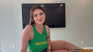"I'll help you with you're morning wood" Big Tits Stepsister - Jade Harper - Luke Cooper