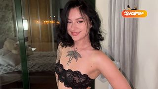 Hard Fuck After Spanking — Cum in Her Mouth