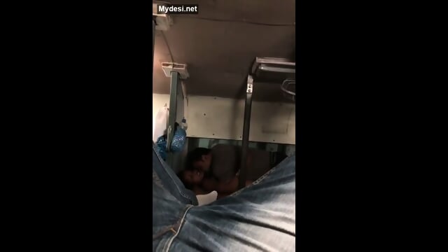 Indian Couple Caught In A Train
