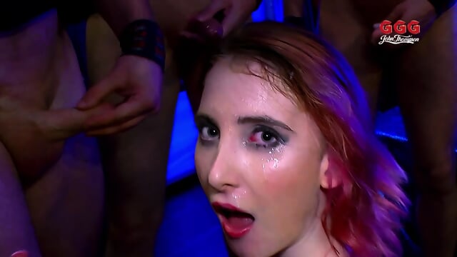 GGG 25579 Lia Louise Totally Splashed: German Goo Girl Lou Nesbit Hardcore Bukkake Gangbang