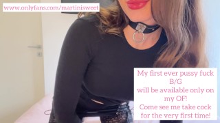 First time penetration pussy sex for submissive teen - Gripping pussy gets stretched for good