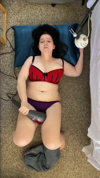 Quick and Sneaky Orgasms - Powerful Massager - Denim Jeans, Bra, and Panties | Clip 1