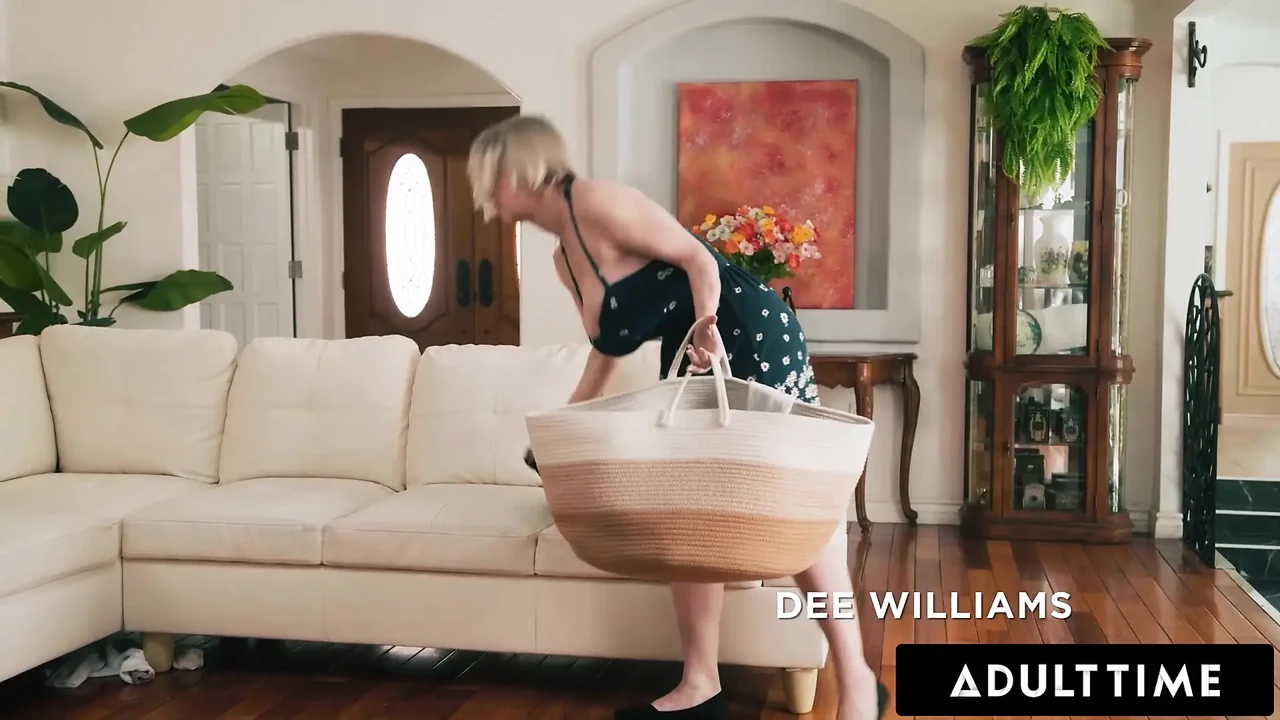 ADULT TIME - Horny Stepbros Team Up To SPITROAST Exasperated Stacked Stepmom Dee Williams