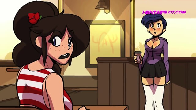 Barista With A Huge Shape Wants Sex Badly - Cartoon Parody