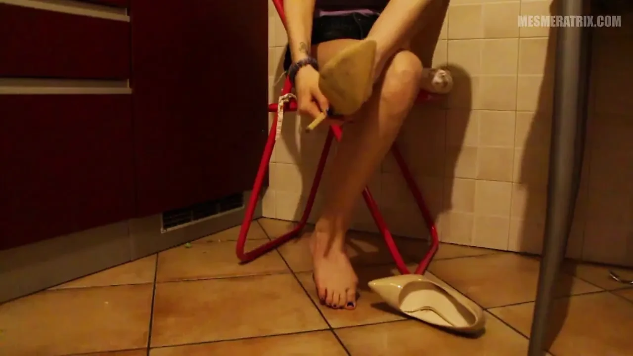 Smartphone and shoes play