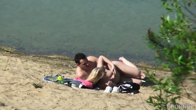 Couple Caught On Beach