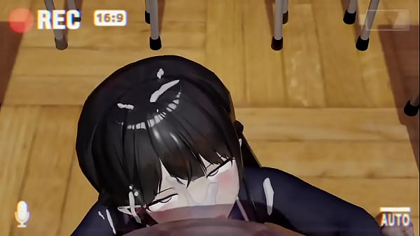 3D hentai blowjob