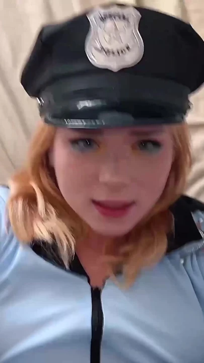 Sexy Girl Arranged Surprise and Sat on My Face in Police Suit | Clip 2