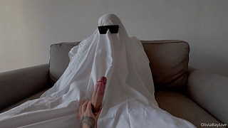 Busty Blonde becomes a Ghost Buster POV