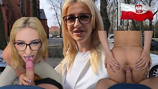 Tax Office after hours: massage and hard fucking Polish Porn