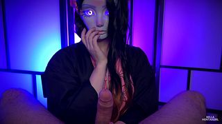 Demon Handjob From Nezuko Kamado 竈門(かまど)禰(ね)豆(ず)子(こ) - Bella Hentaigirl